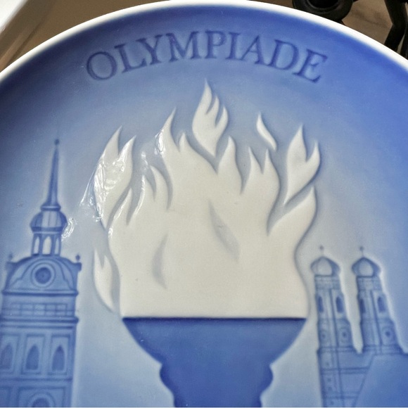Vintage 1972 Munich Olympic Bing & Grondahl Copenhagen Collectors Plate Preowned - Picture 7 of 14